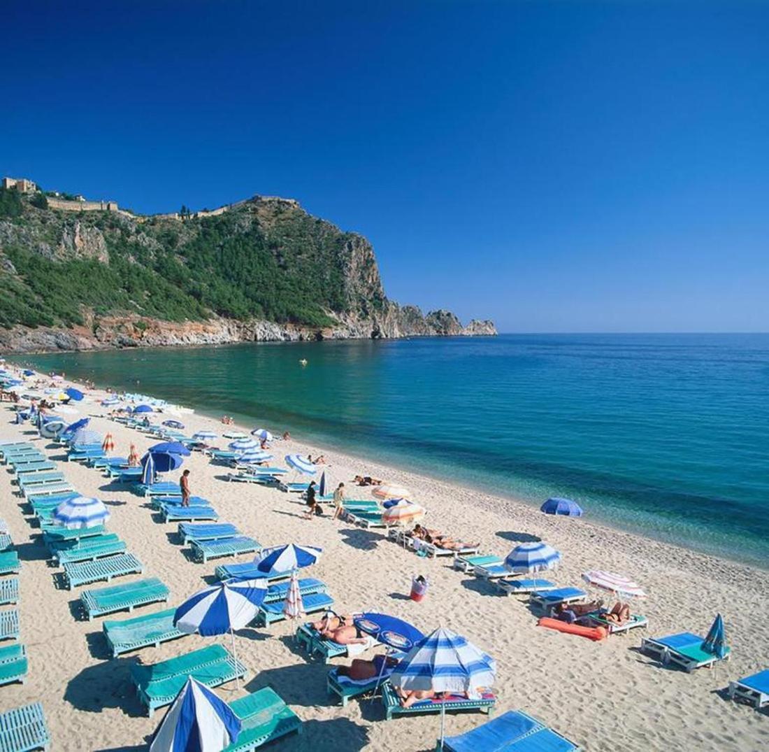 Palm Beach Cleopatra House, Beautiful Private Apartment Just 300 Meters To Cleopatra Beach 14 With Umbrellas, Bikes And Many Extras Included! Аланя Екстериор снимка